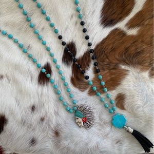 Western Turquoise Necklace Bundle